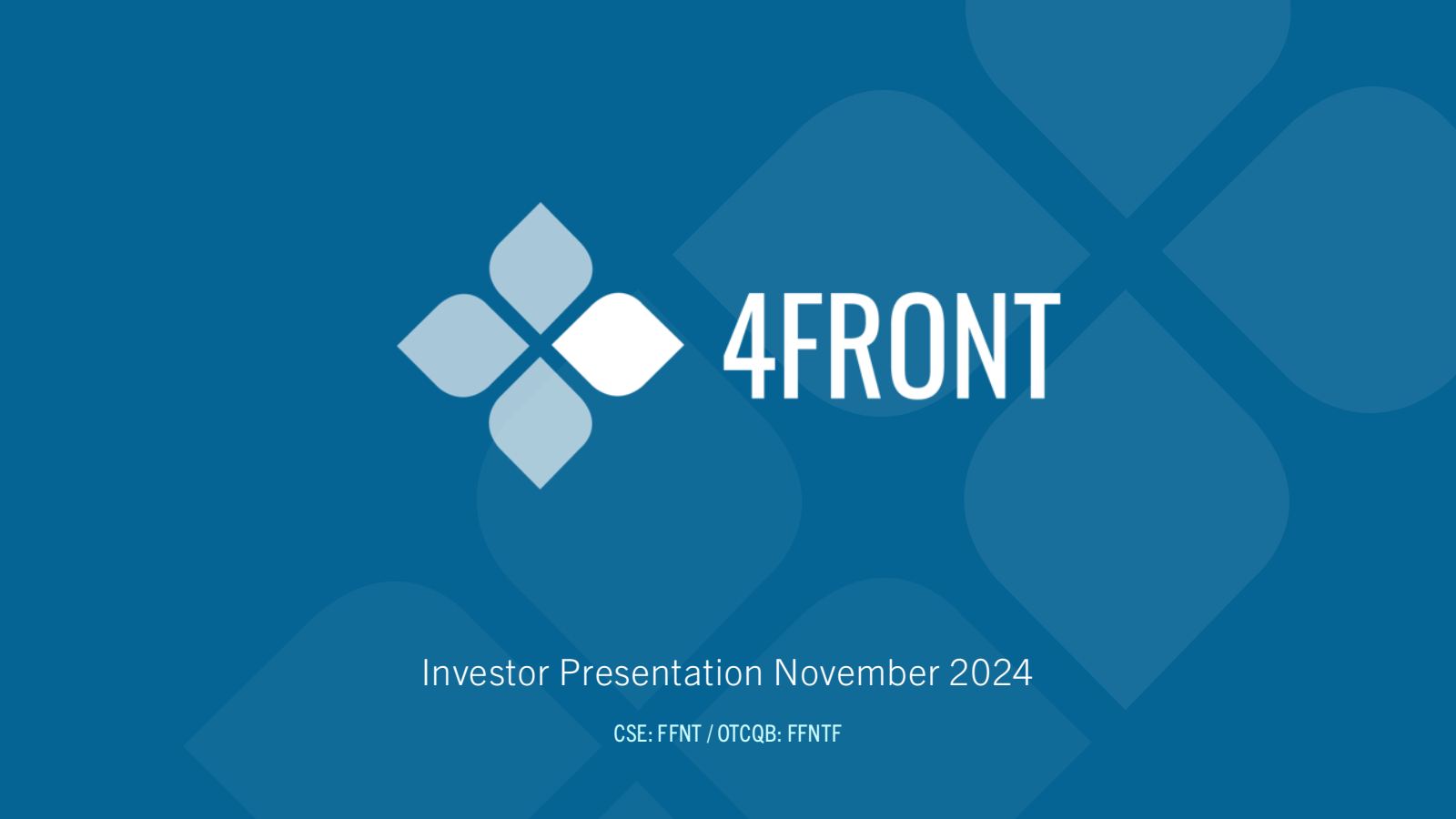 4FRONT 

Investor Pr