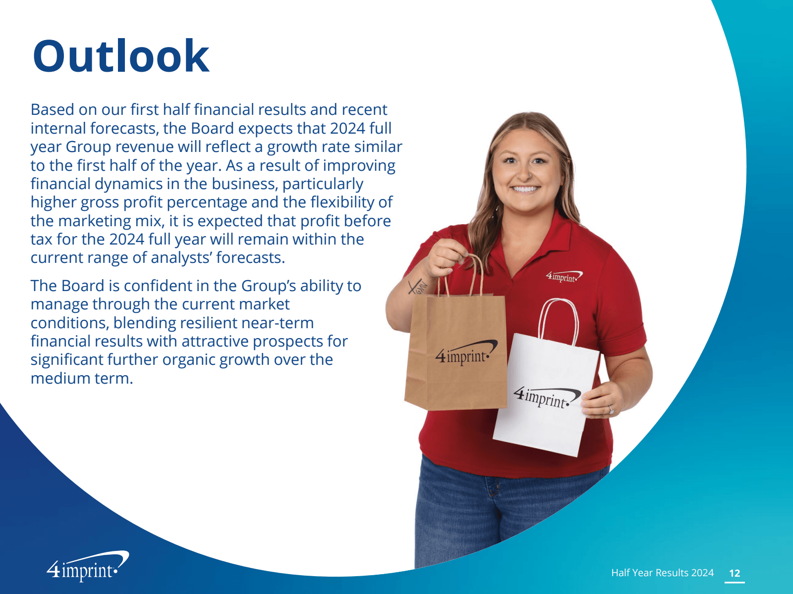 Outlook 

Based on o