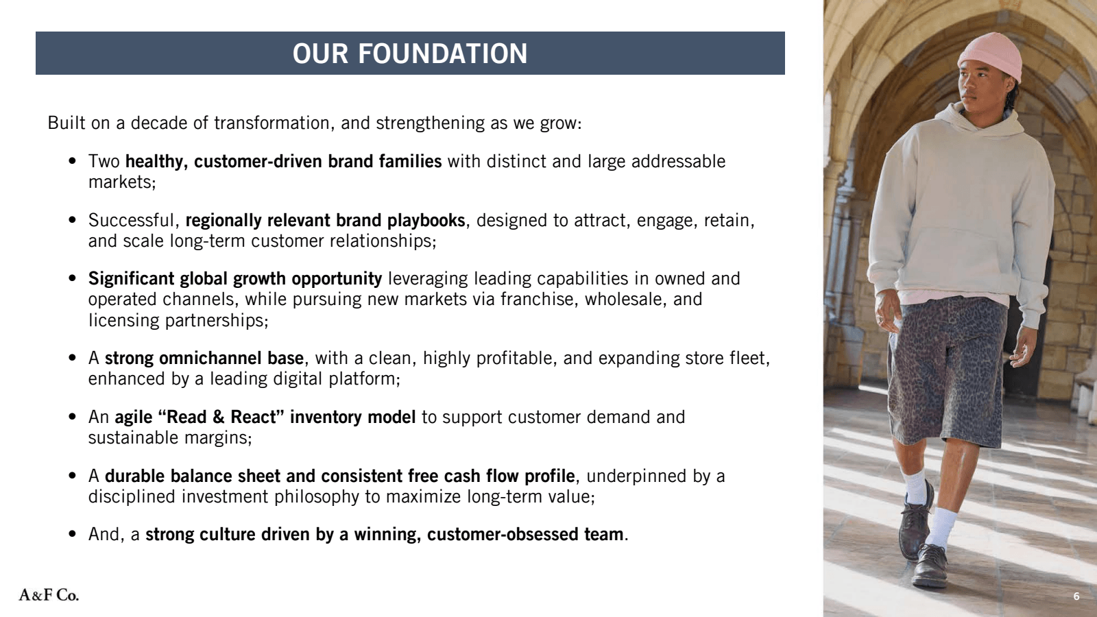 OUR FOUNDATION 

Bui