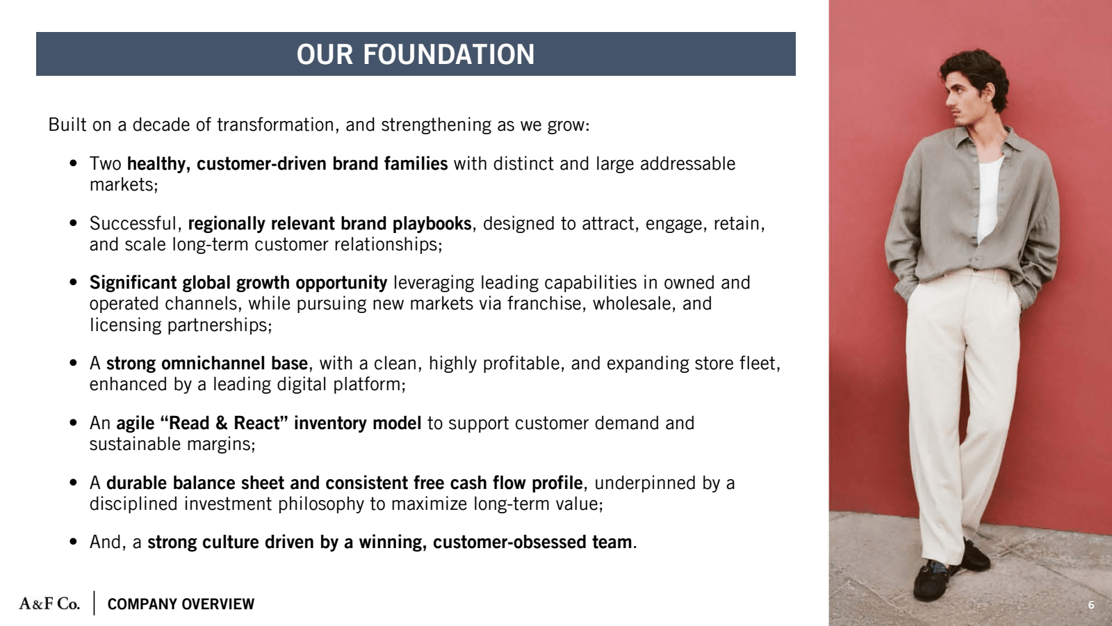 OUR FOUNDATION 

Bui