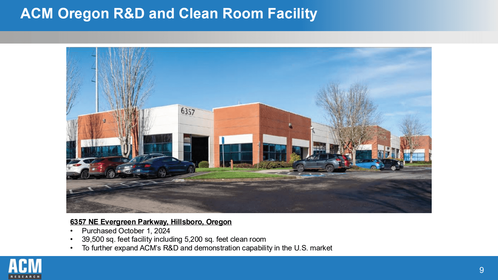 ACM Oregon R & D and