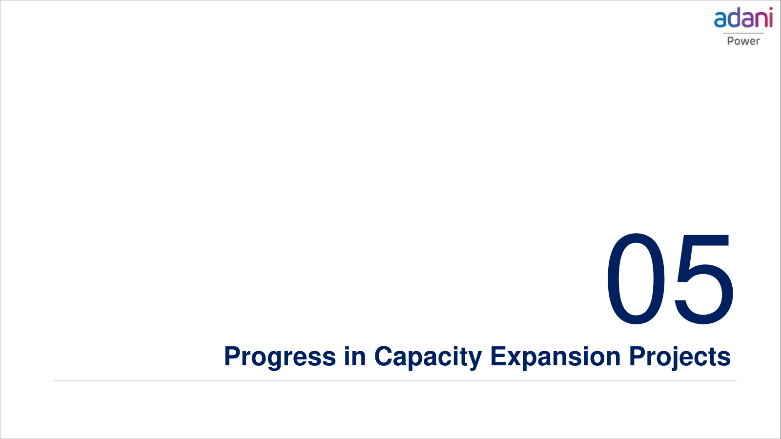 adani

Power

05

Pr