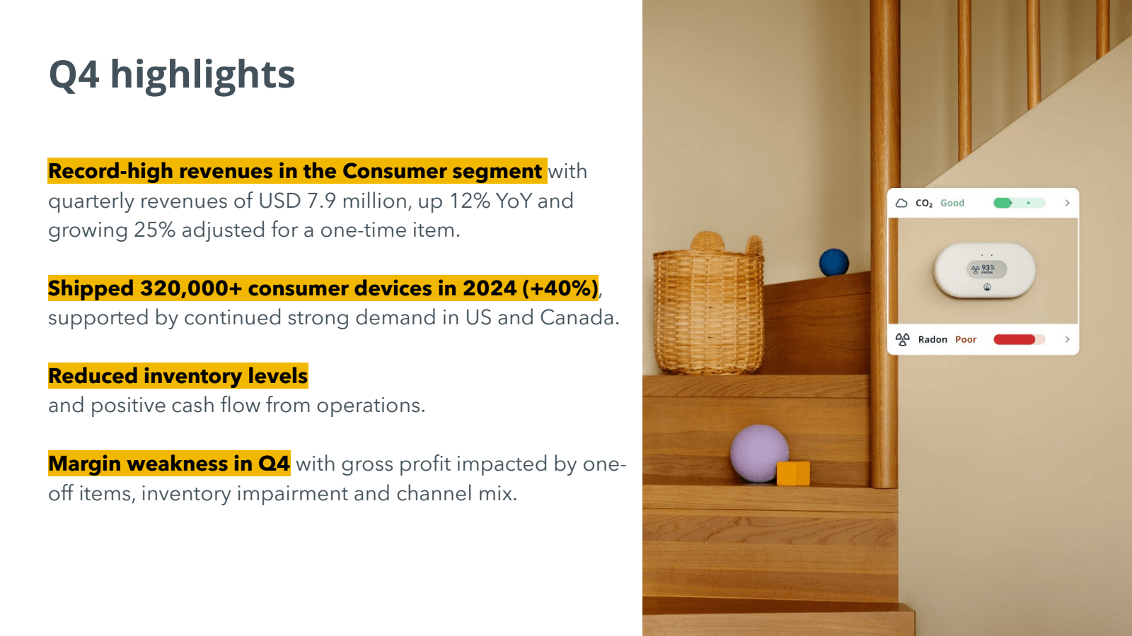 Q4 highlights 

Reco