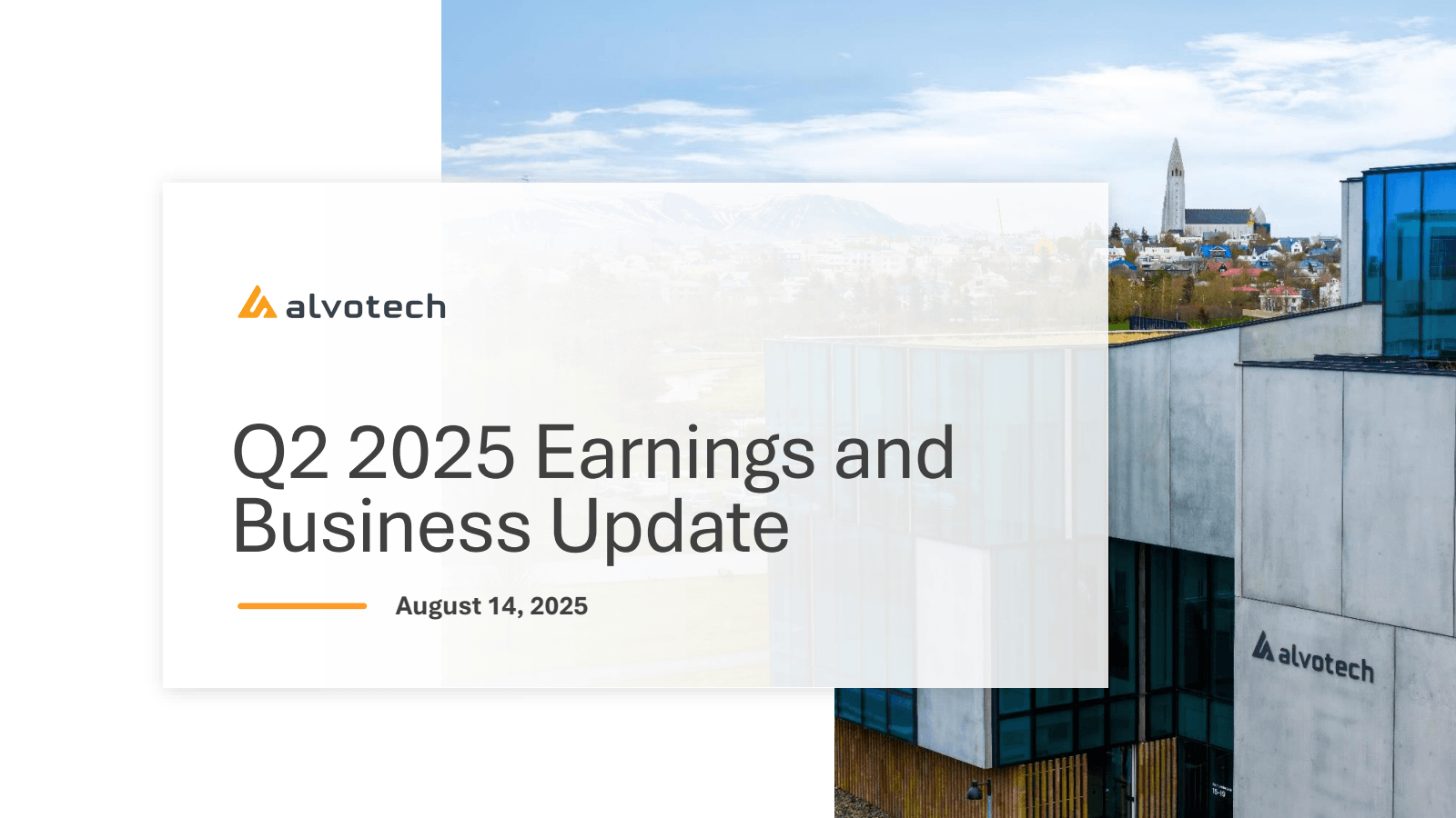 alvotech

Q2 2025 Ea