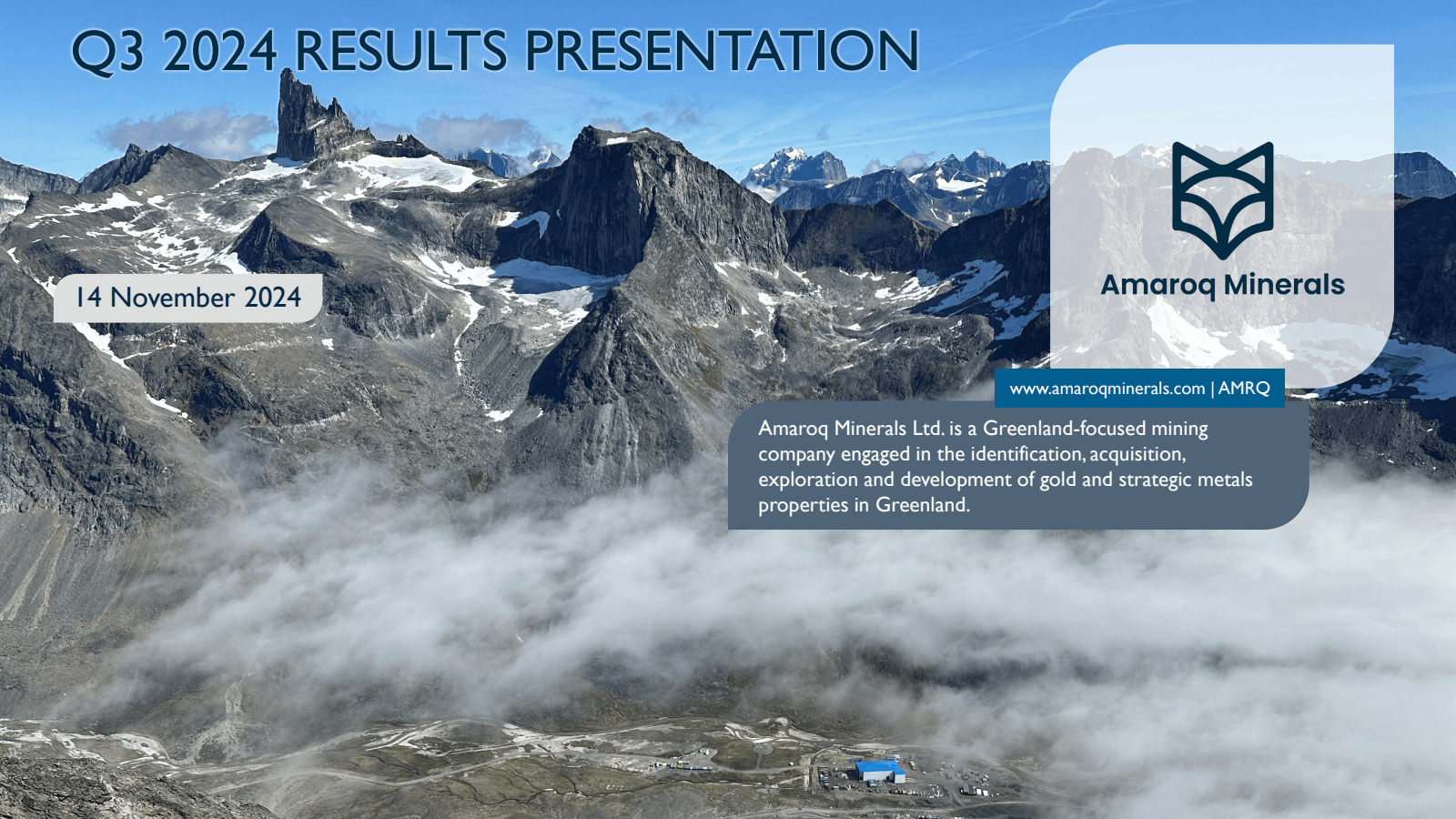 Q3 2024 RESULTS PRES