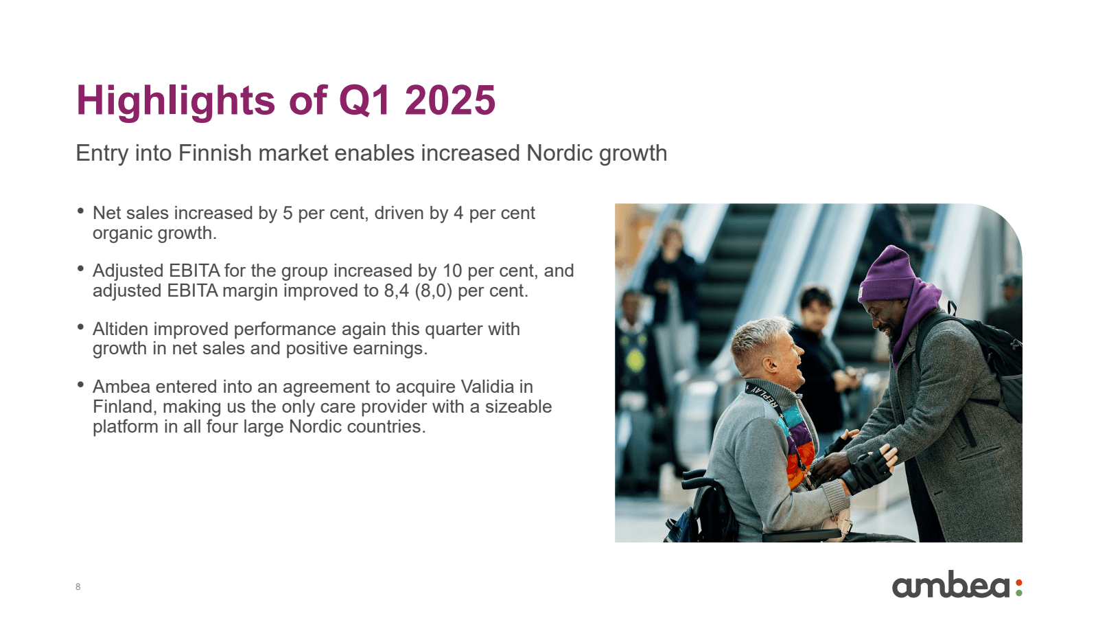 8 

Highlights of Q1