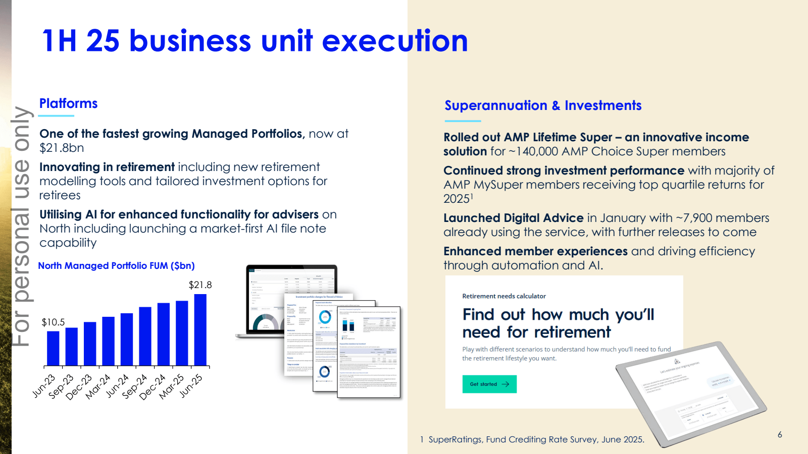 1H 25 business unit 