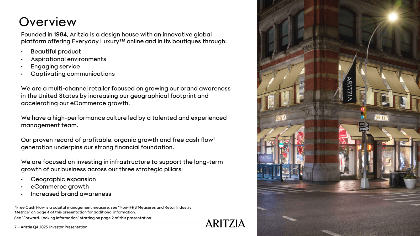 RITZIA 

Overview 

