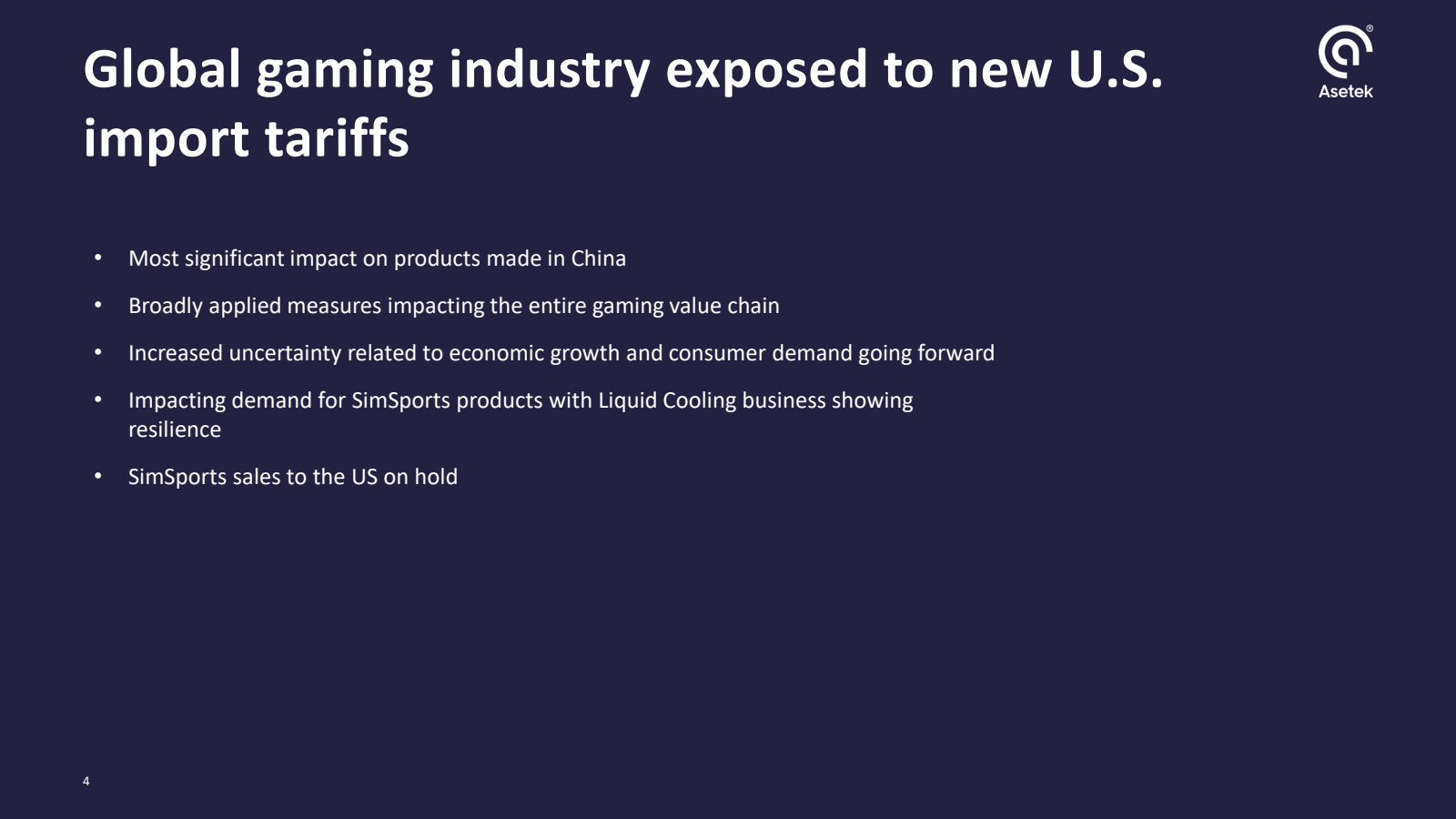 Global gaming indust