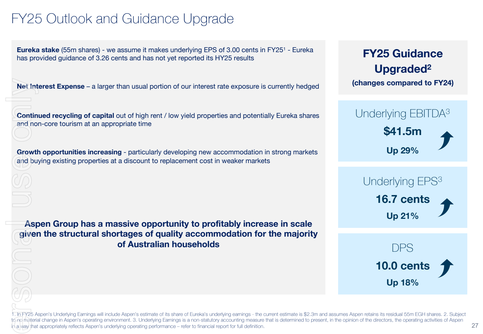 FY25 Outlook and Gui
