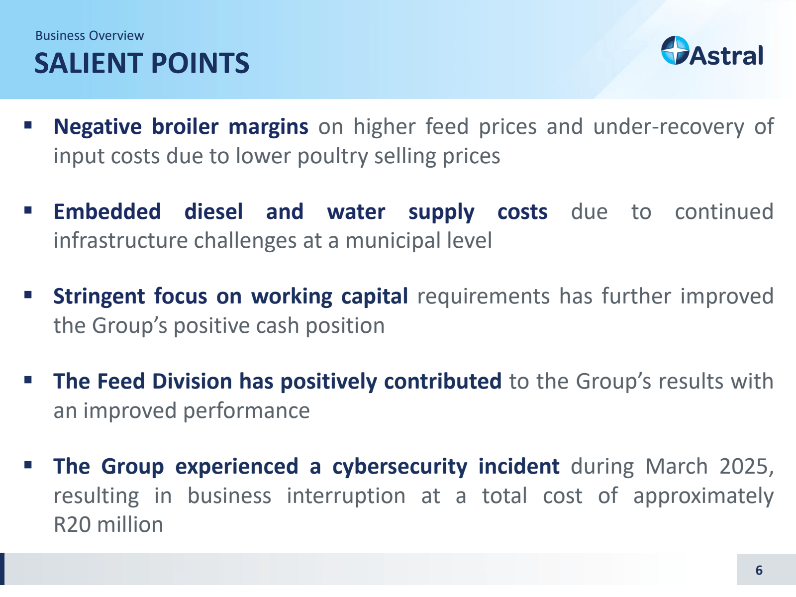 Business Overview 

