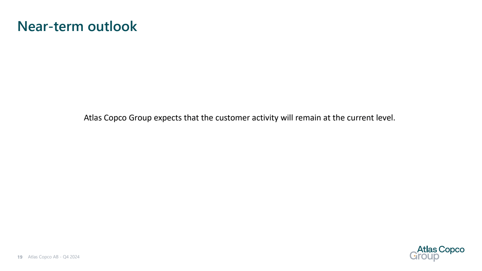 Near - term outlook 