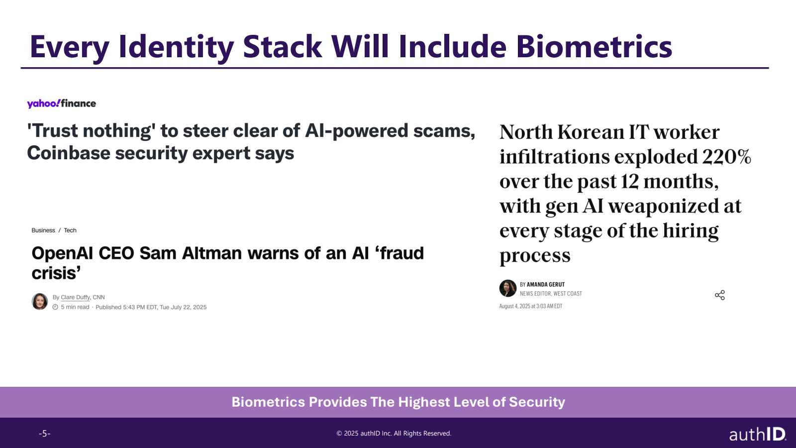 Every Identity Stack