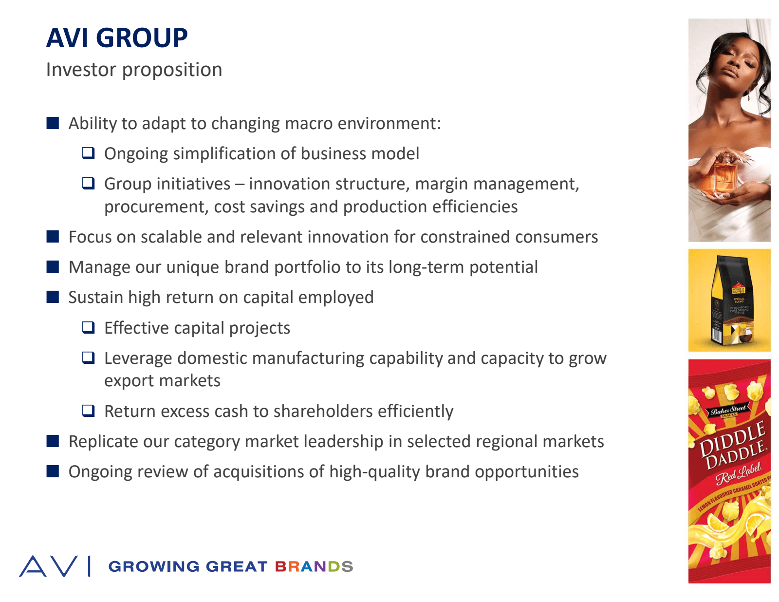 AVI GROUP

Investor 