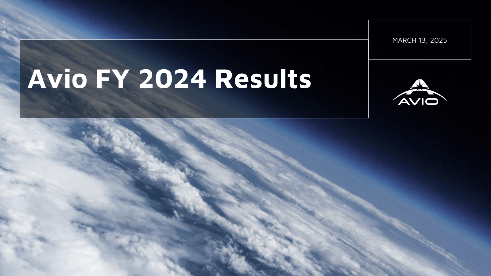 Avio FY 2024 Results