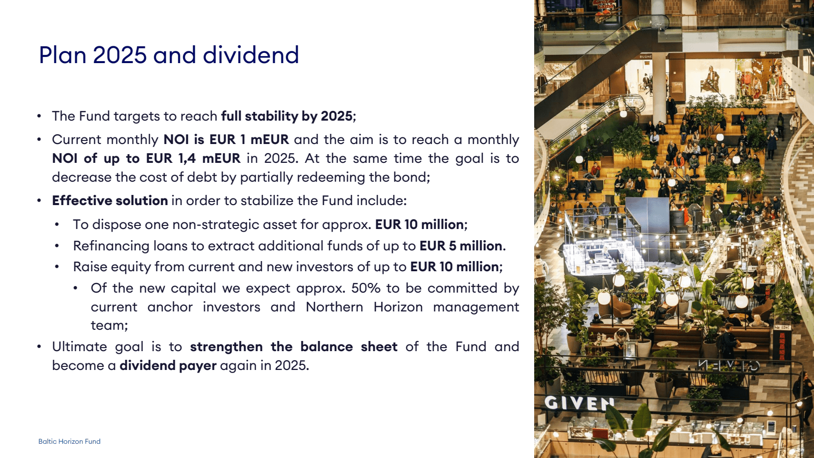 Plan 2025 and divide