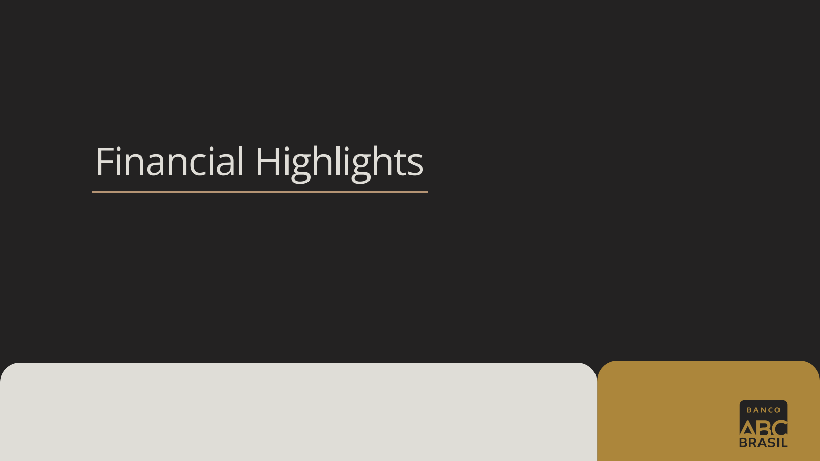 Financial Highlights