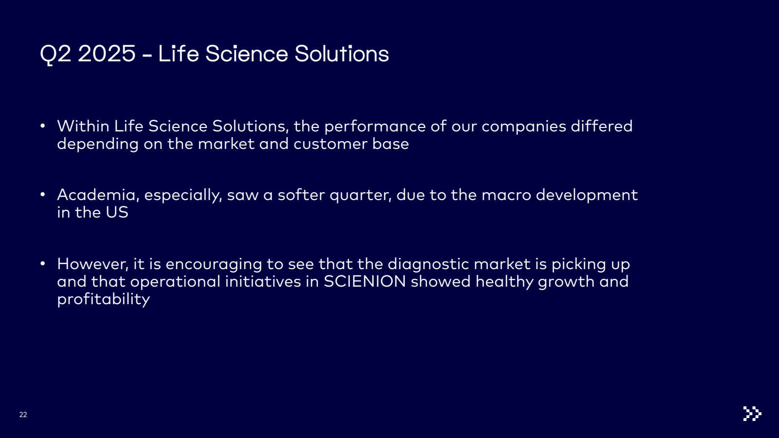 Q2 2025 - Life Scien
