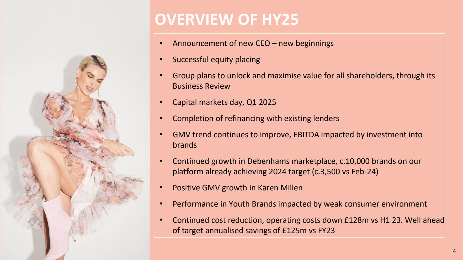 OVERVIEW OF HY25 

•
