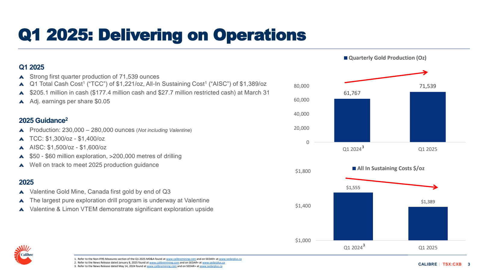 Q1 2025 : Delivering
