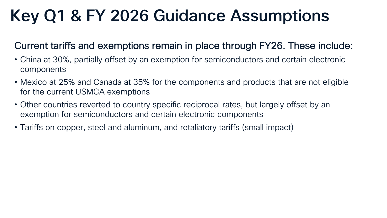 Key Q1 & FY 2026 Gui