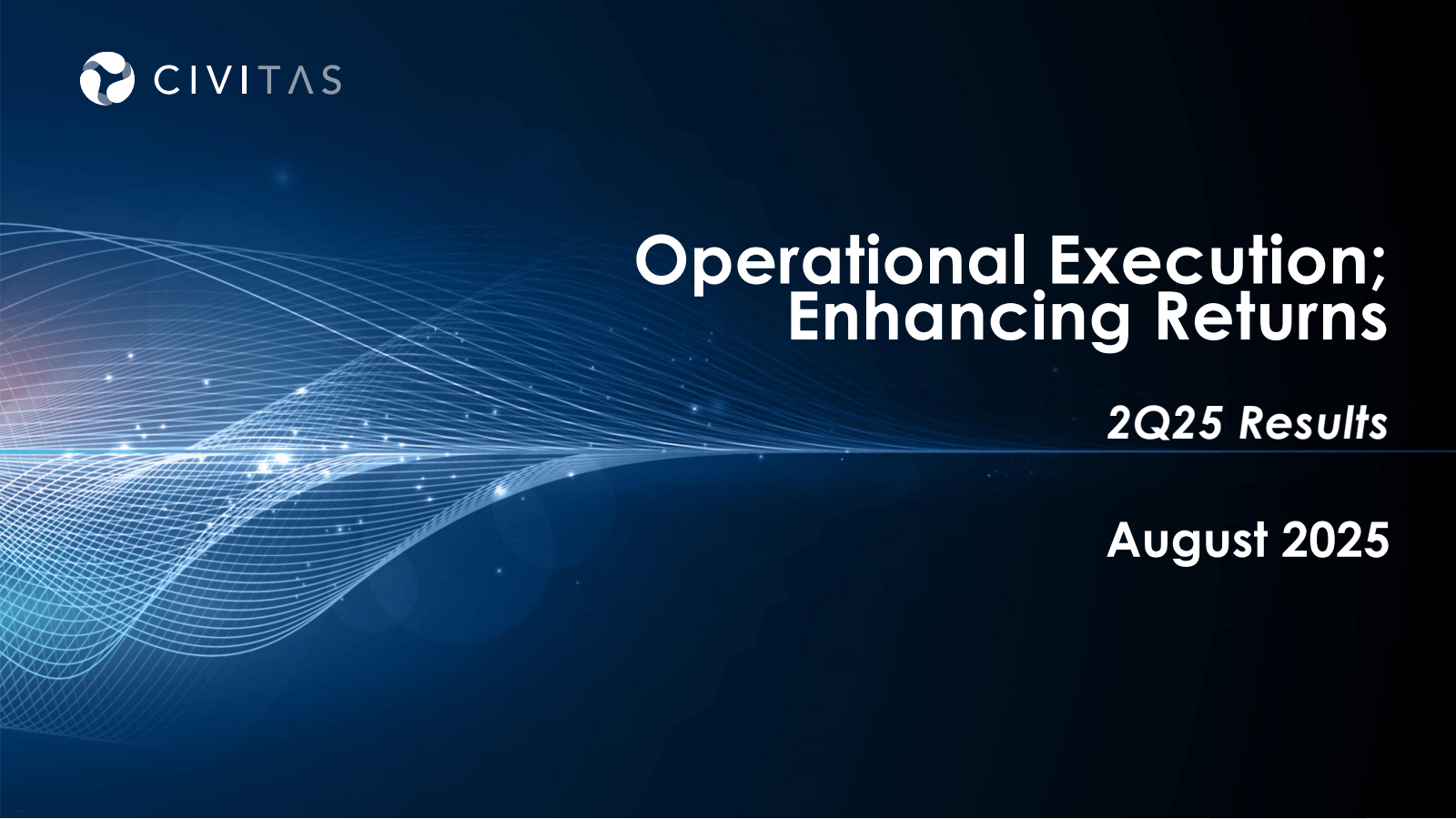 CIVITAS

Operational