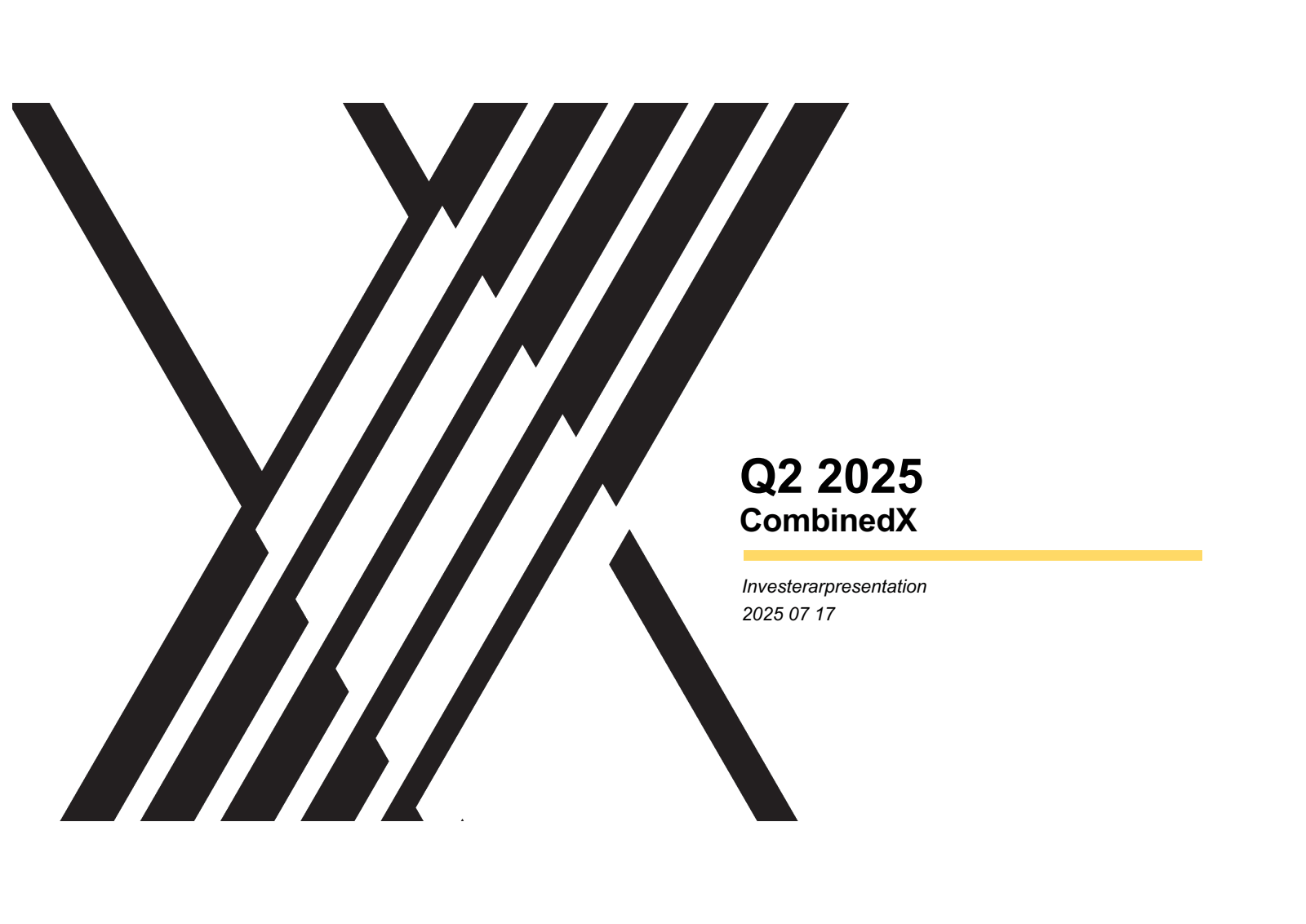 Q2 2025 CombinedX

I