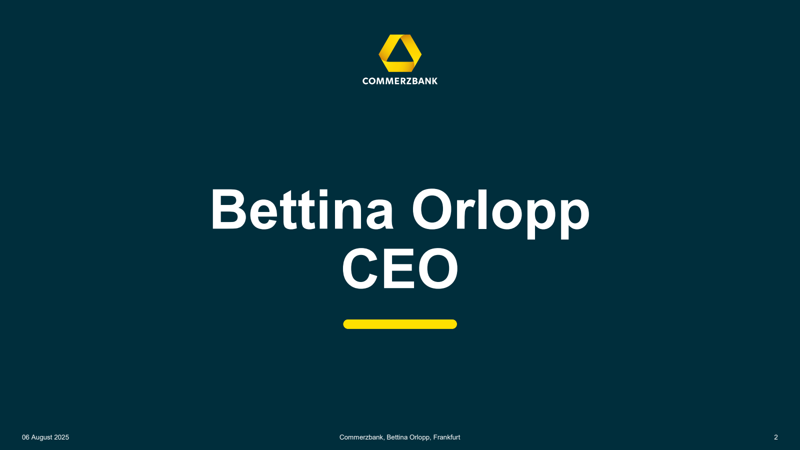 COMMERZBANK

Bettina