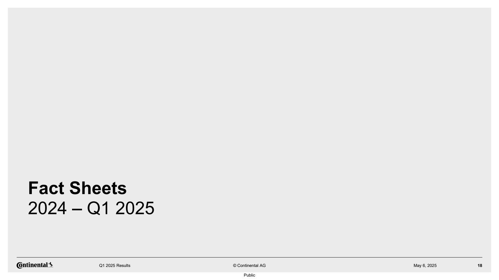 Fact Sheets 
2024 Q1