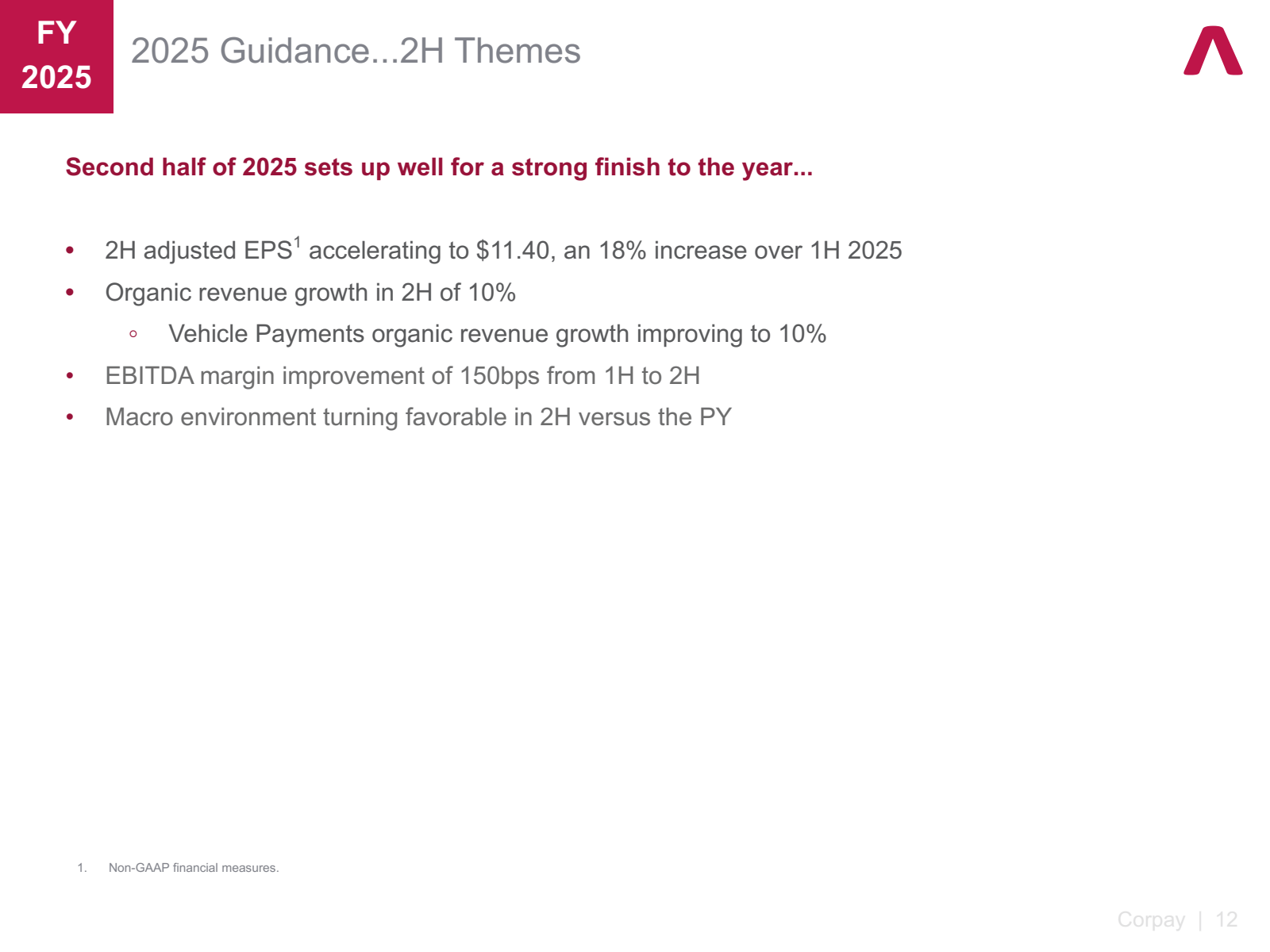 FY 2025

2025 Guidan