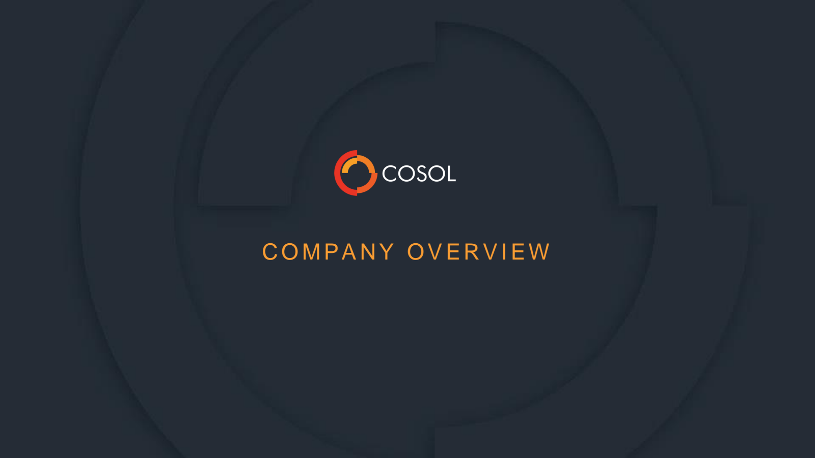 COSOL 

COMPANY OVER