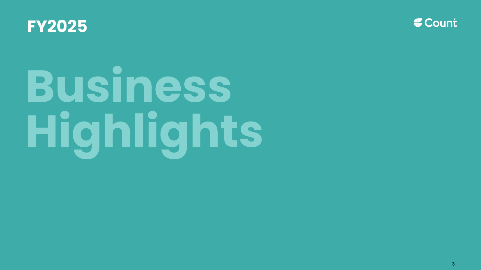 FY2025

Business Hig