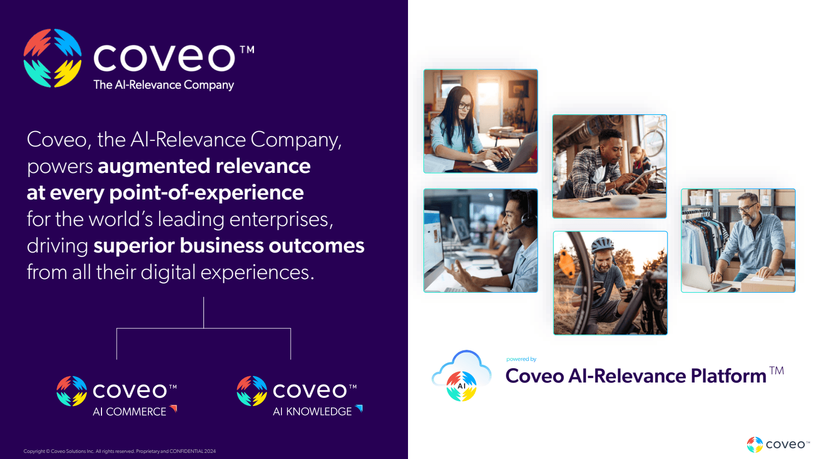 TM 

coveo ™ 
The Al