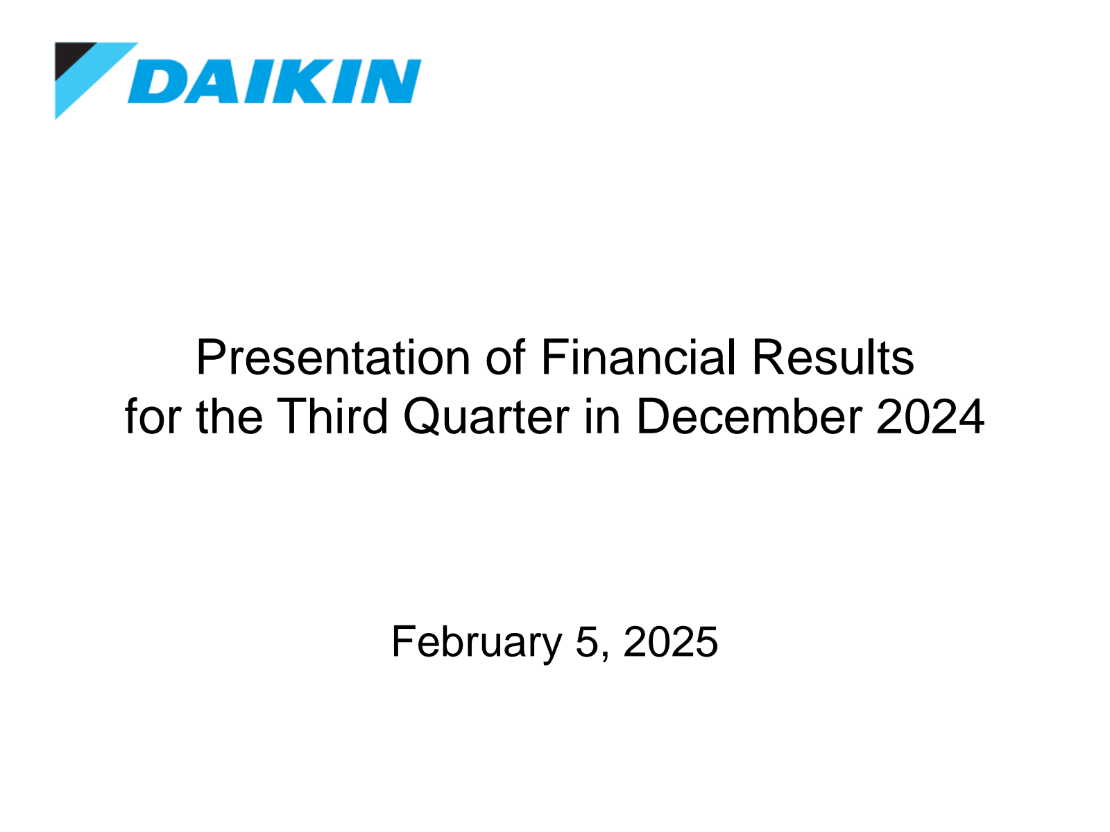 DAIKIN 

Presentatio