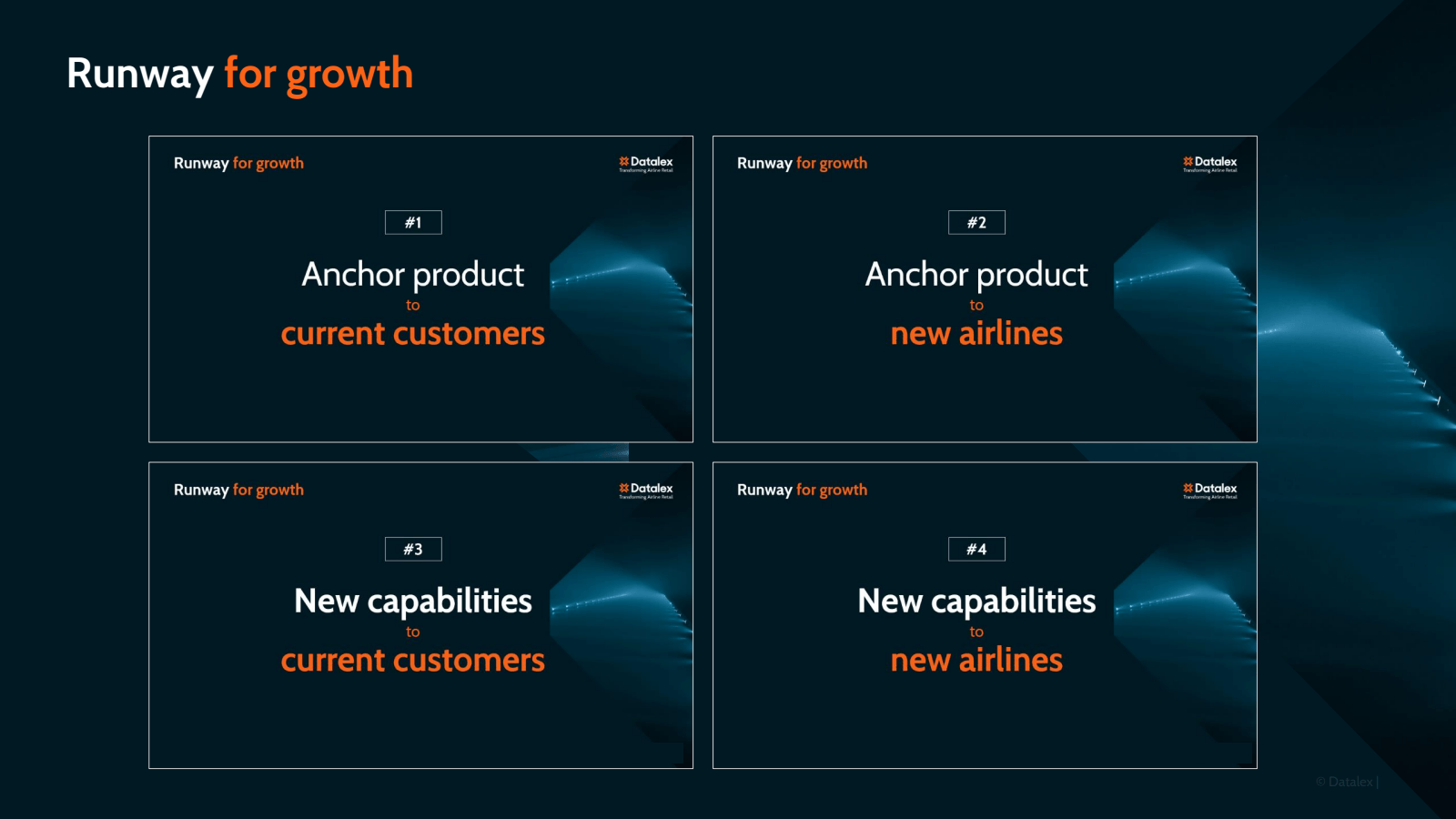 Runway for growth 

