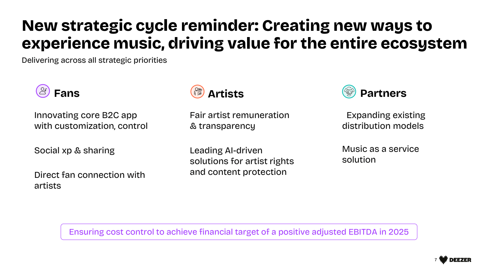 New strategic cycle 