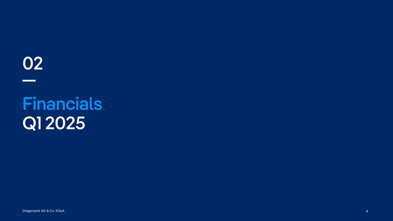 02 

Financials Q1 2