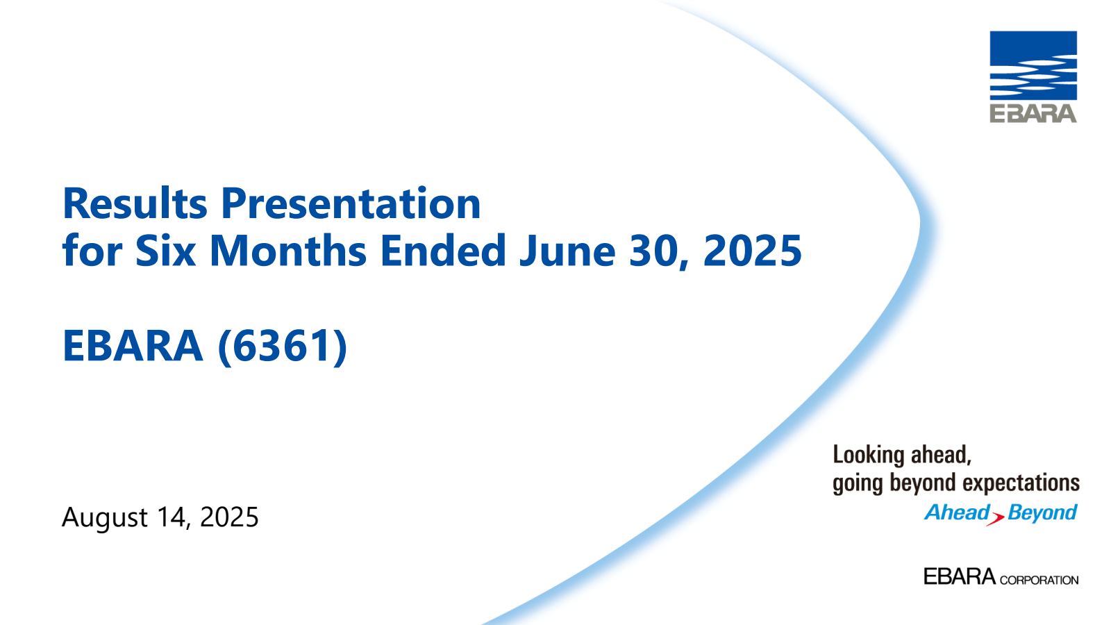 Results Presentation