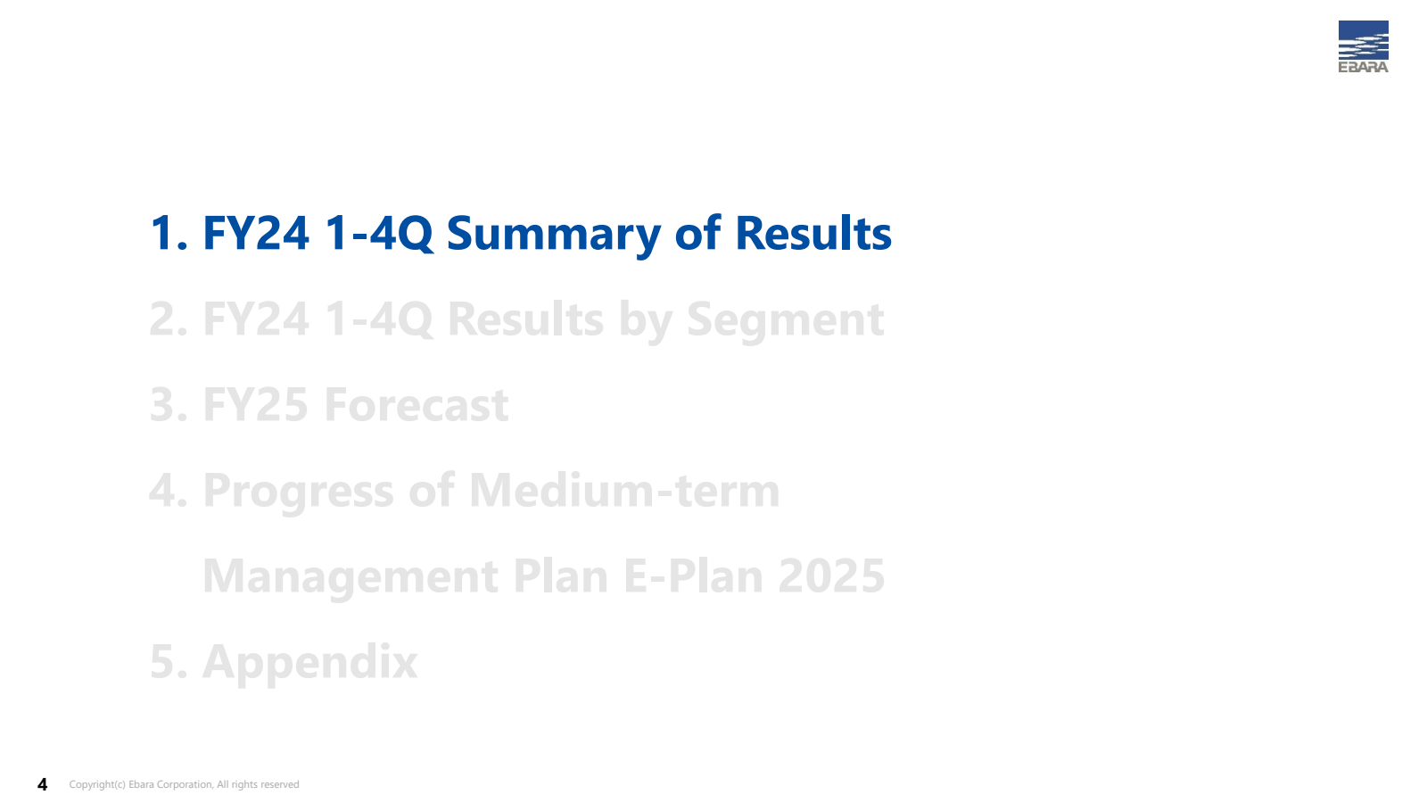 1. FY24 1-4Q Summary