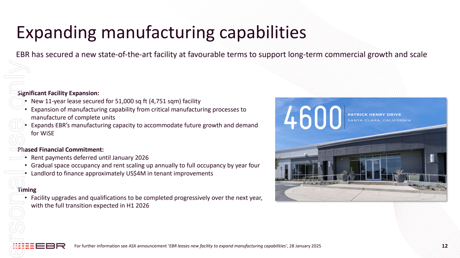 Expanding manufactur