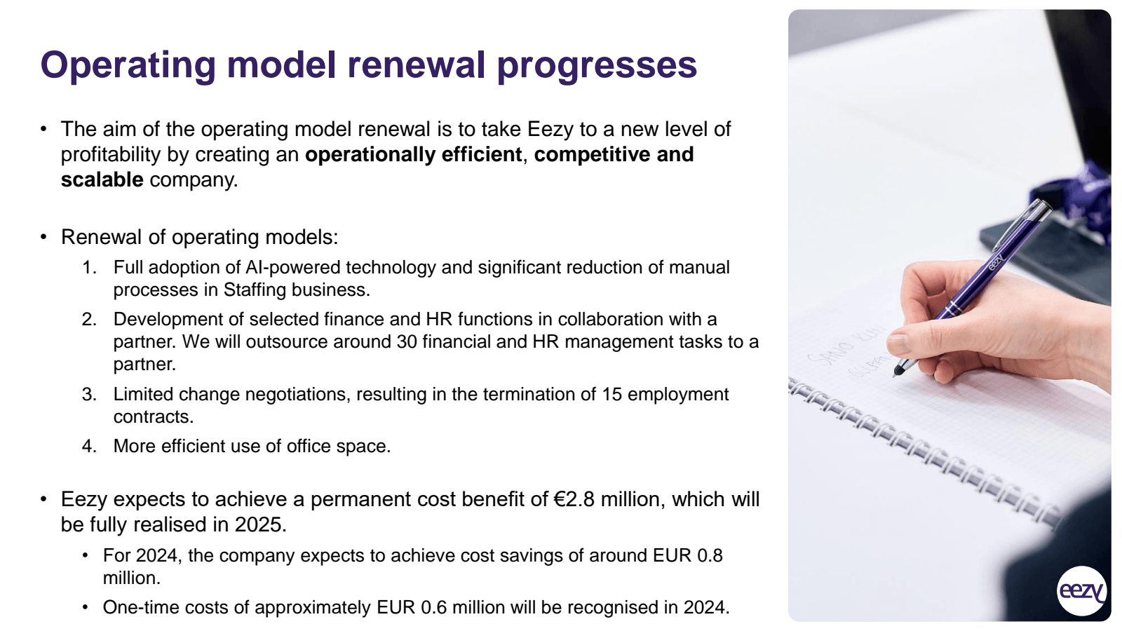 Operating model rene