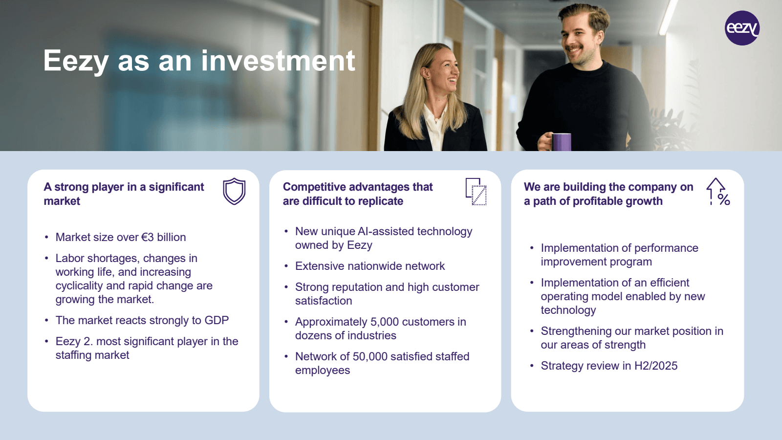 Eezy as an investmen