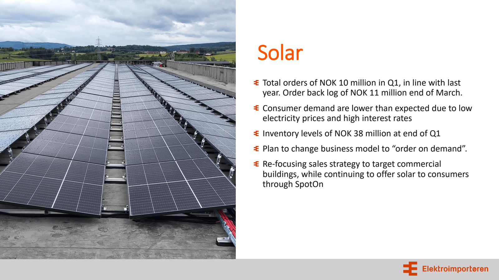 Solar 

* Total orde