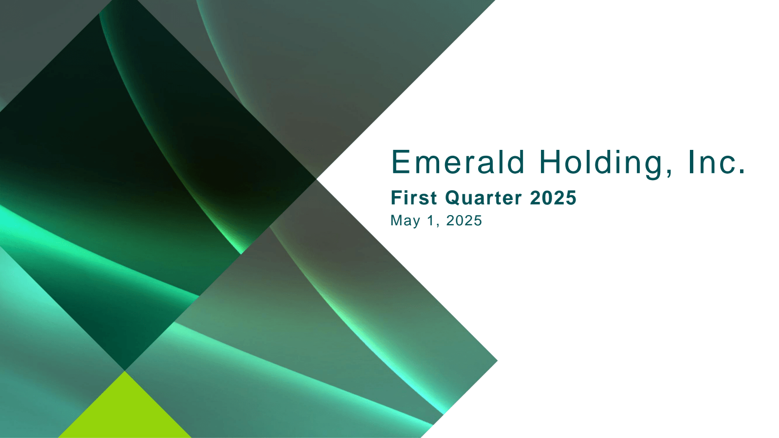 Emerald Holding , In