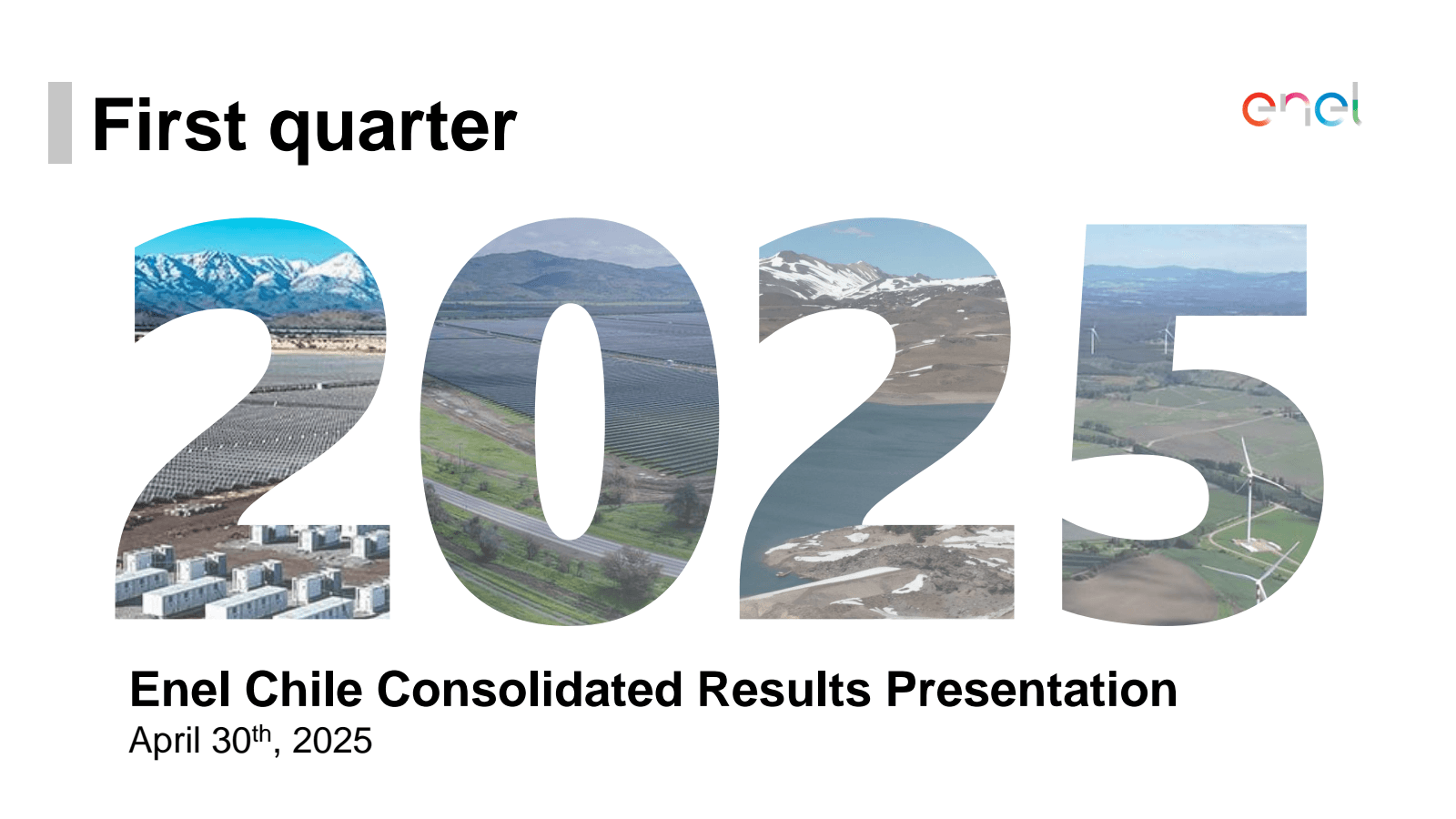 First quarter 

enel