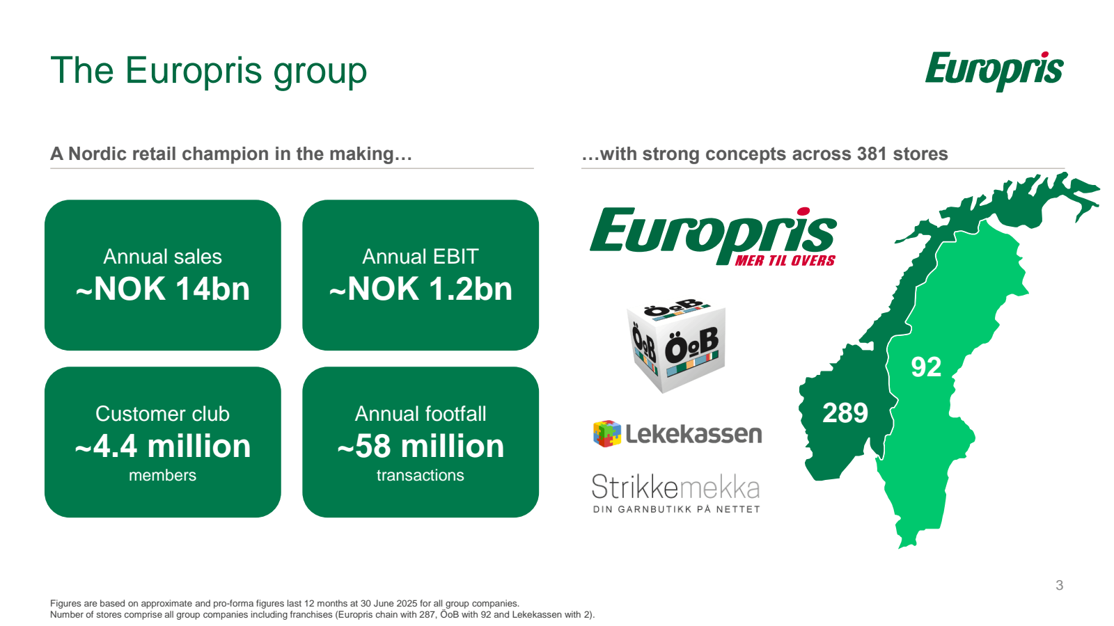 The Europris group

