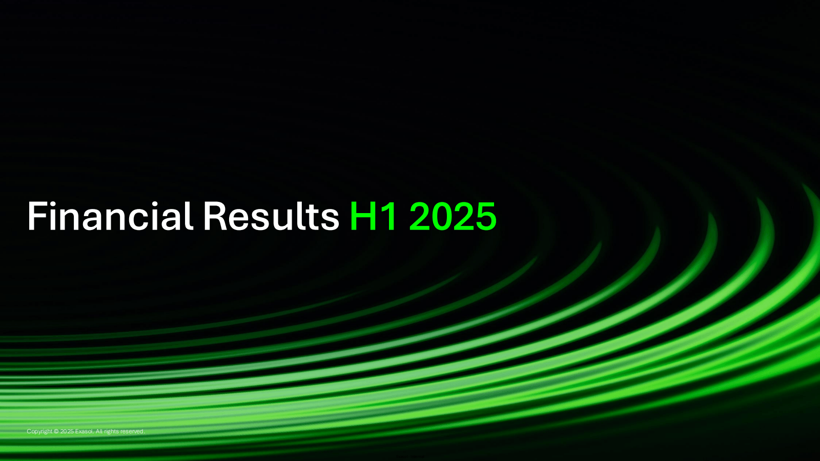 Financial Results H1