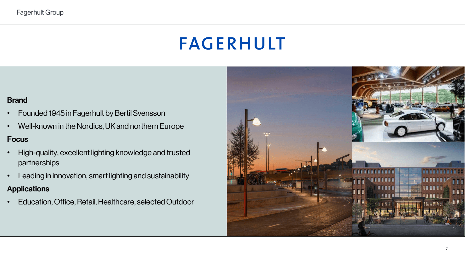 Fagerhult Group

FAG
