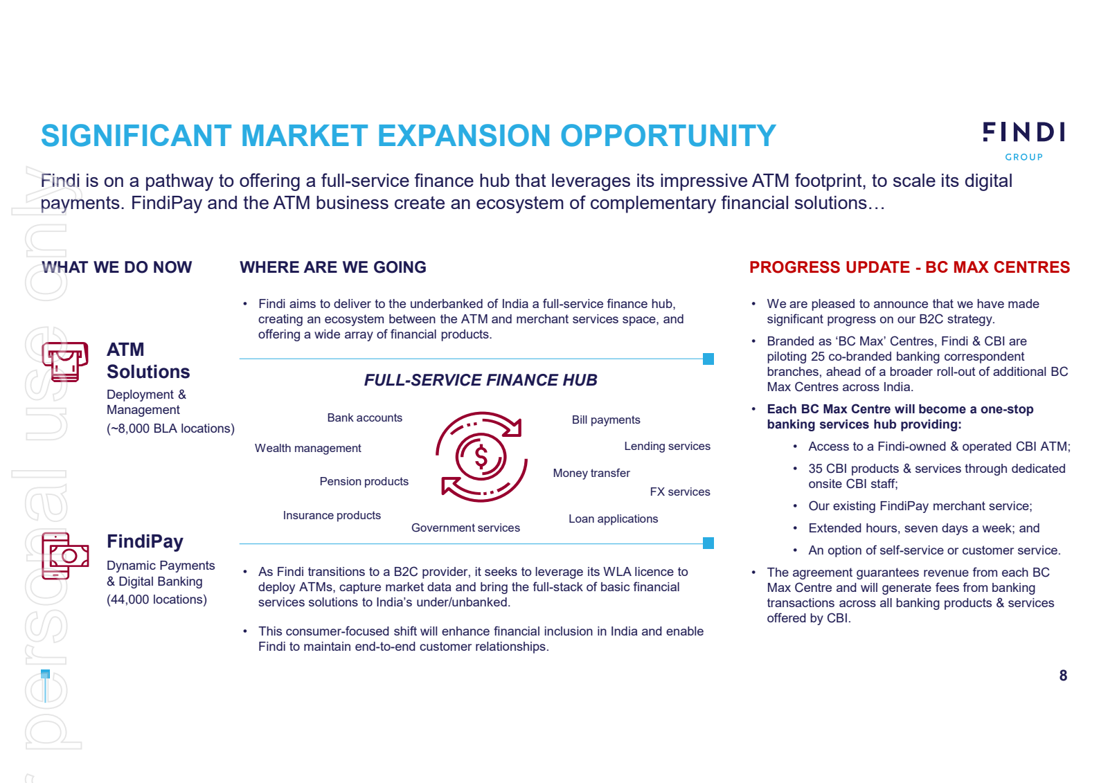 SIGNIFICANT MARKET E