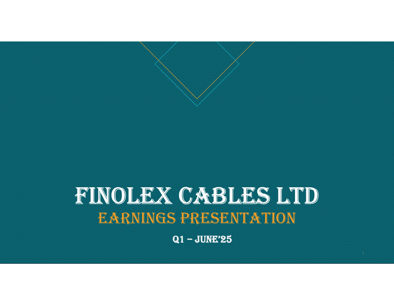 FINOLEX CABLES LTD

